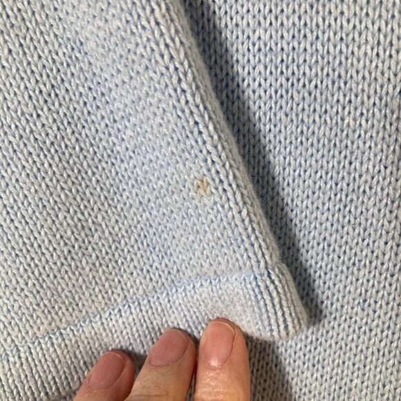 Womens Vintage Breckenridge Lighthouse Boat Summer Cardigan Blue White Red S - Picture 11 of 12